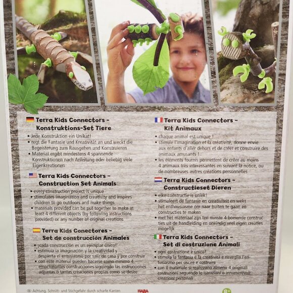HABA Terra Kids Connectors Backyard Nature Craft Kit STEM ENGINEERING EASTER BAS - Picture 8 of 12